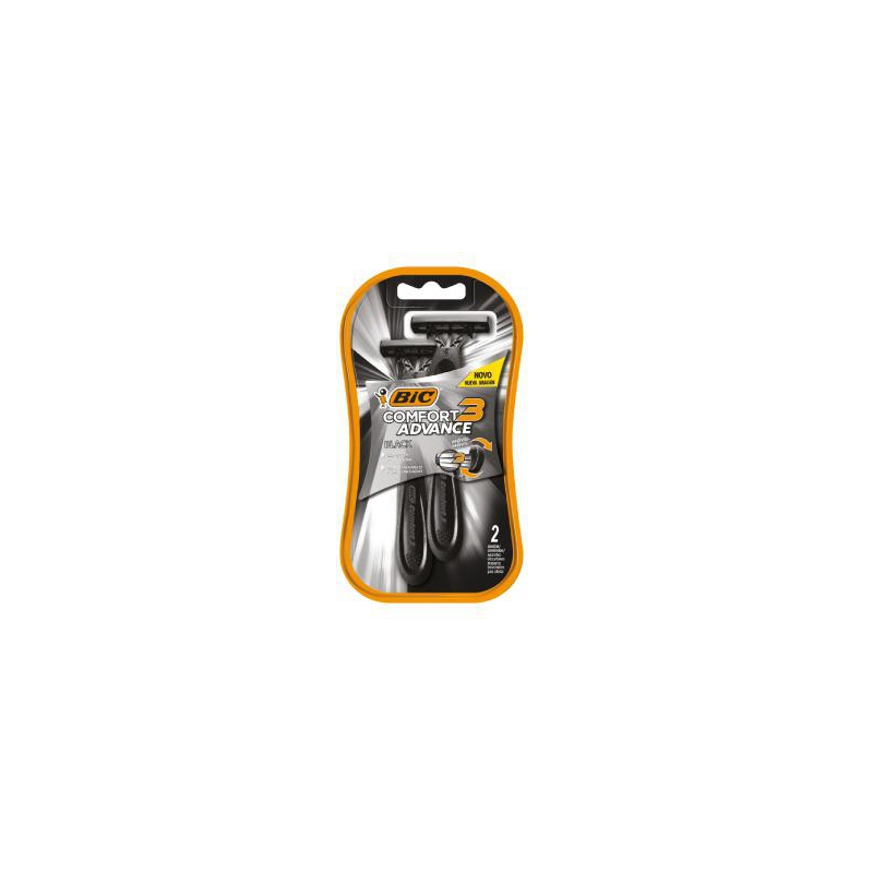 APARELHO DE BARBEAR BIC COMFORT 3 BLACK C/2