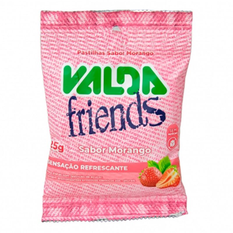 VALDA FRIENDS  MORANGO  SACHE 25G