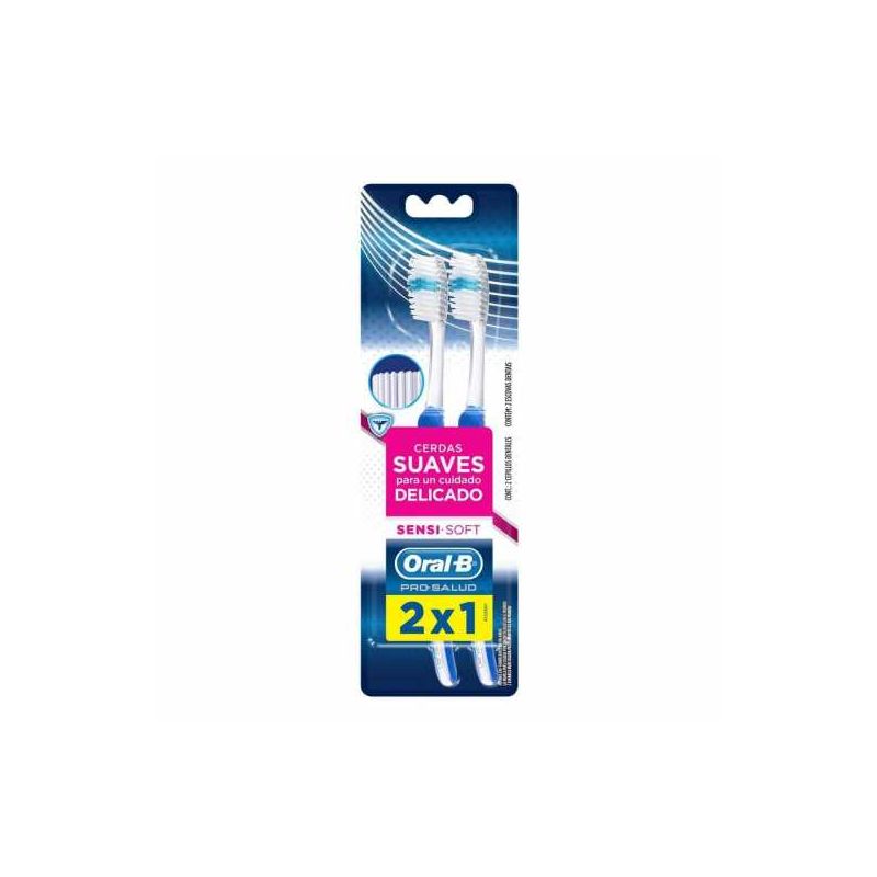 ORAL-B ESCOVA SENSI SOFT  2X1 COM 2 UNIDADES