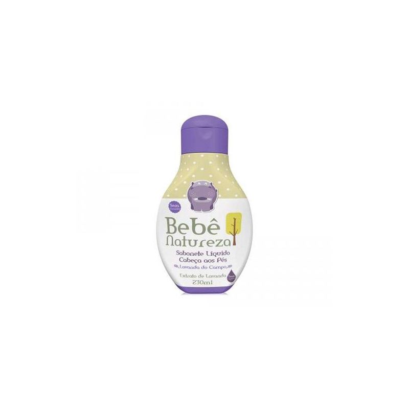 SABONETE LÍQUIDO BEBÊ NATUREZA LAVANDA DO CAMPO 230ML