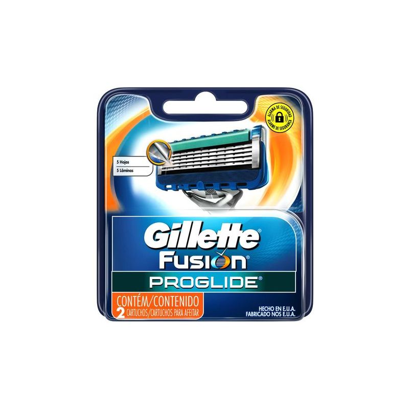 CARGA GILLETTE FUSION COM 2 UNIDADES