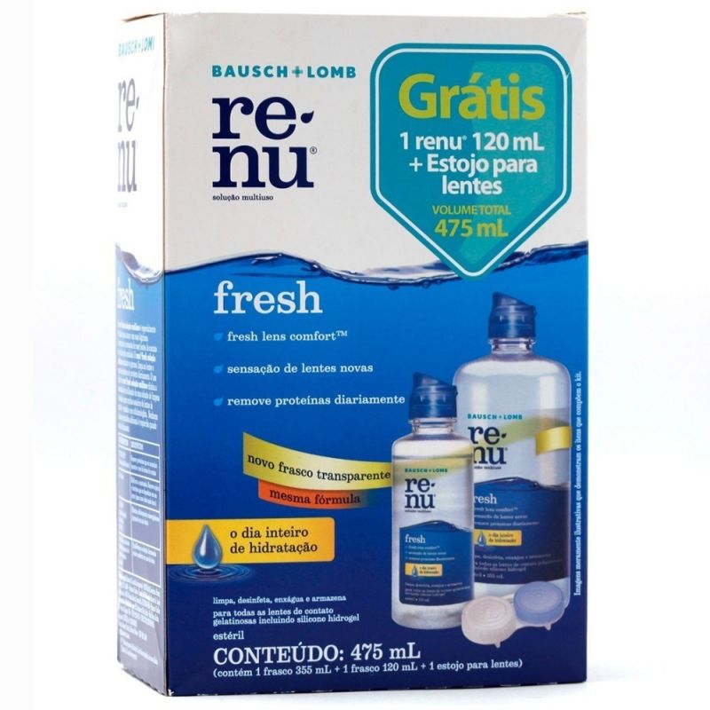 KIT RENU PLUS MULT 355ML+ 120ML+PORTA LENTES