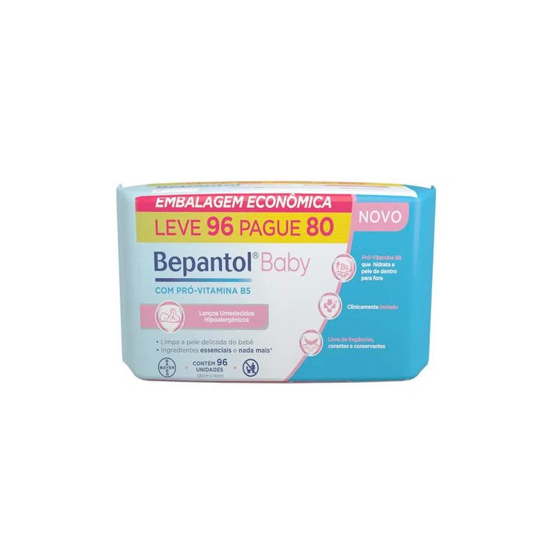 LENCO UMEDECIDO BEPANTOL BABY L96P80