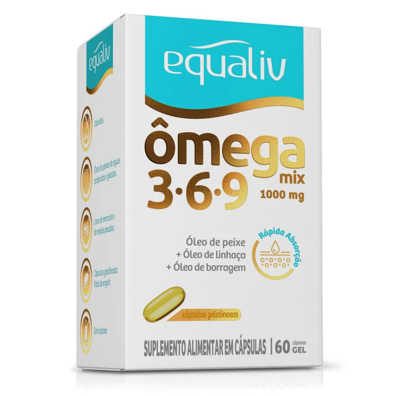 EQUALIV OMEGA MIX COM 60 CÁPSULAS 
