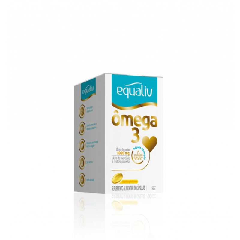 EQUALIV OMEGA 3 COM 90 CAPSULAS GEL