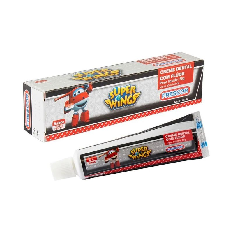 CREME DENTAL INFANTIL FRESCOR SUPER WINGS TUTTI FRUTTI 50G
