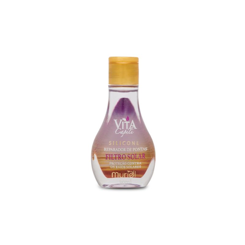 ÓLEO CAPILAR VITA CAPILI SILICONE COM FILTRO SOLAR 30ML