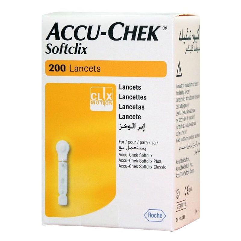 ACCU-CHEK SOFTCLIX COM 200 LANCETAS