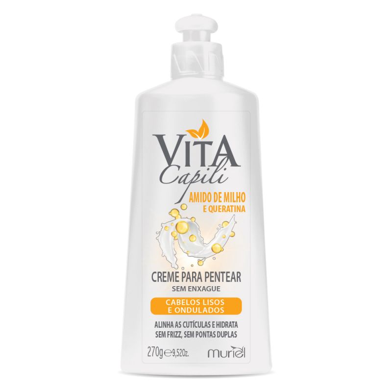 CREME PARA PENTEAR VITA CAPILI AMIDO DE MILHO 270G