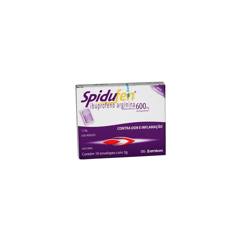 SPIDUFEN 600MG COM 10 ENVELOPES-ZAMBON-