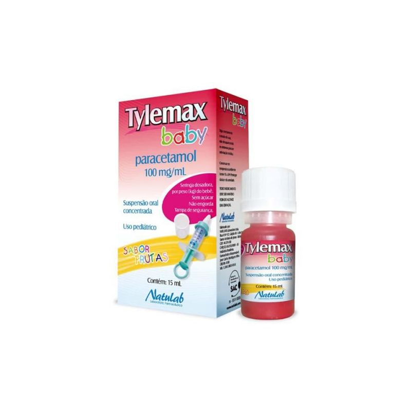 TYLEMAX BABY 100MG 15 ML GOTAS-NATULAB-