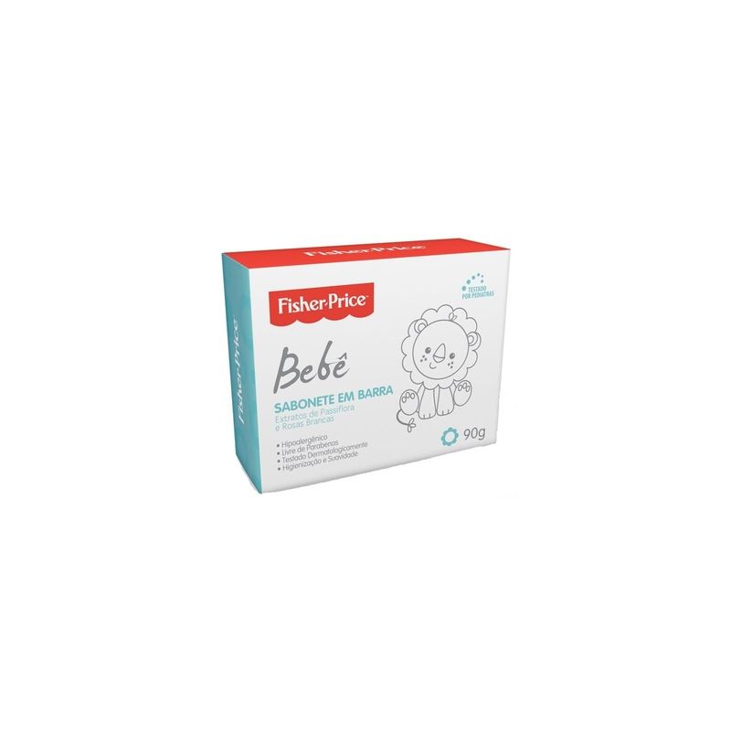 SABONETE EM BARRA FISHER PRICE BEBÊ 90G
