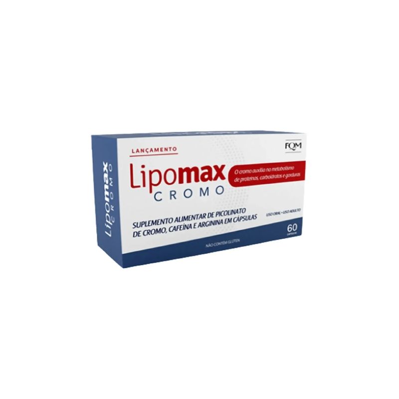 LIPOMAX CROMO COM 60 CÁPSULAS 