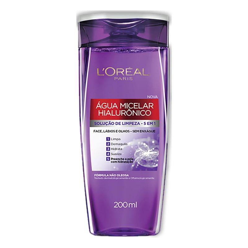 AGUA MICELAR HIALURÔNICO 200ML