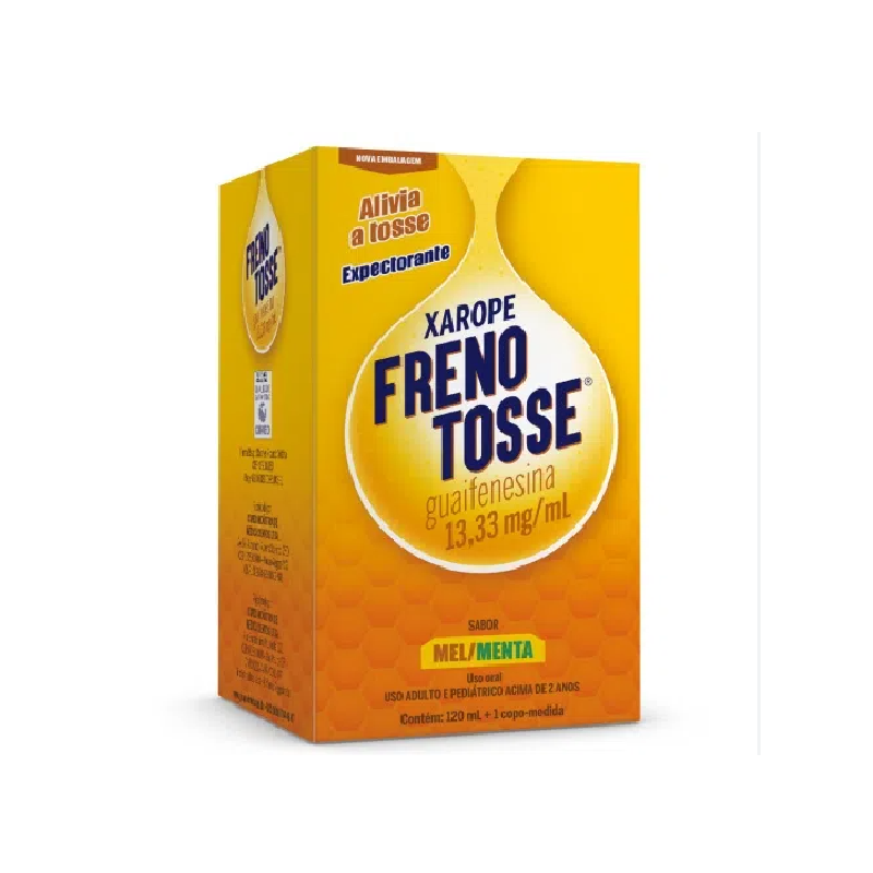FRENOTOSSE XAROPE S/MEL E MENTA COM 120ML