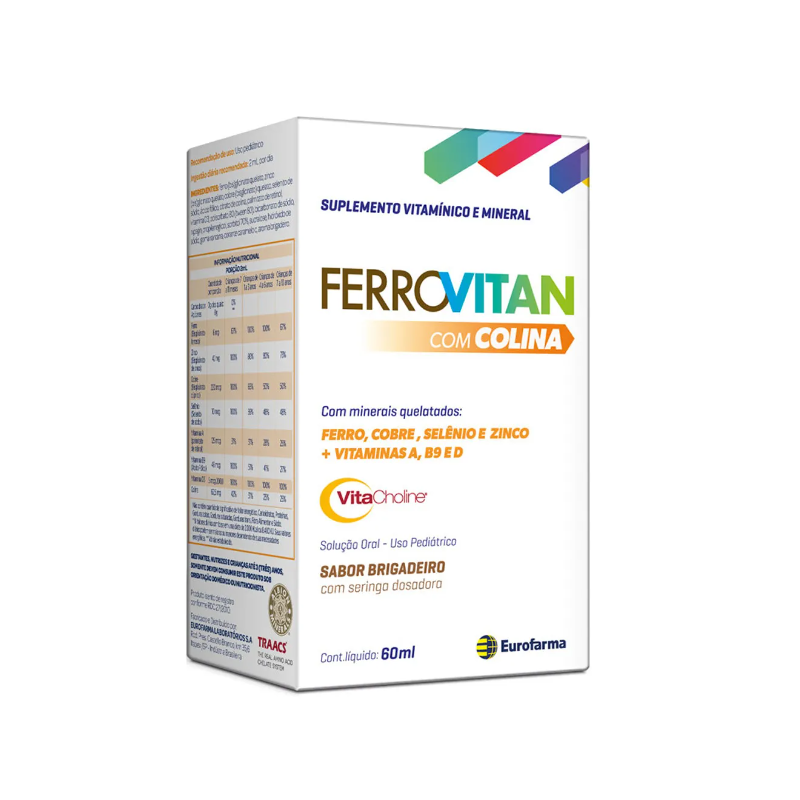 FERROVITAN COM COLINA 60ML