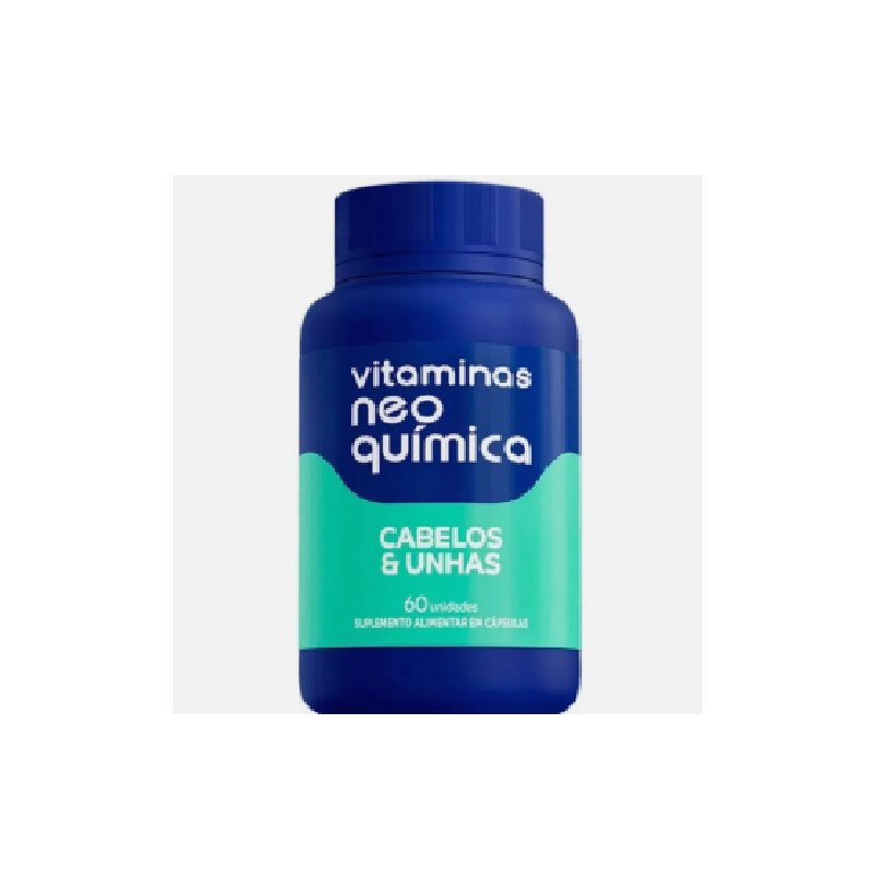 VITAMINA NEO QUIMICA CABELOS E UNHAS COM 60 CÁPSULAS