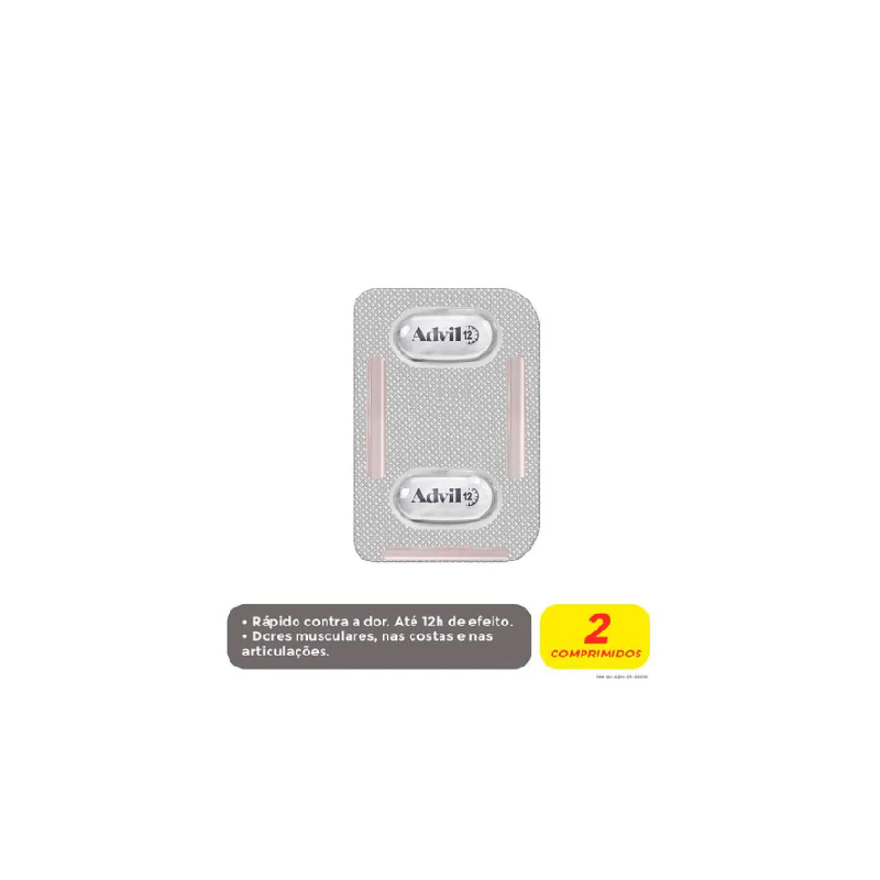 ADVIL 600MG 12H COM 2 COMPRIMIDOS