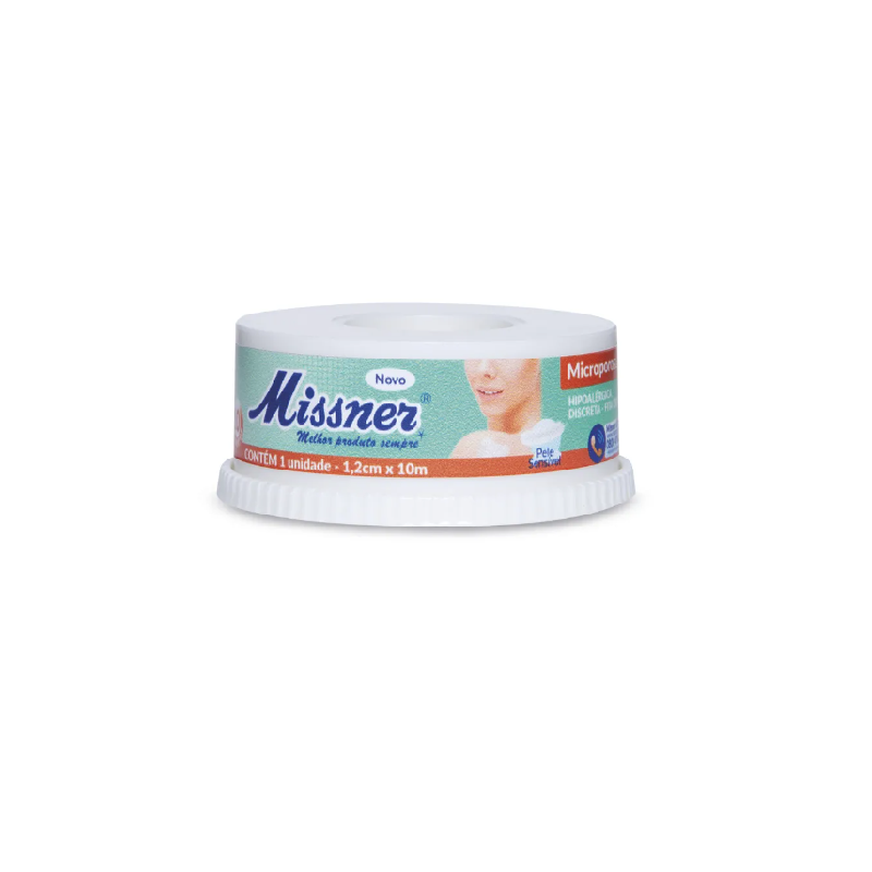 FITA MICROPOROSA MISSNER  1.2X10 BRANCO