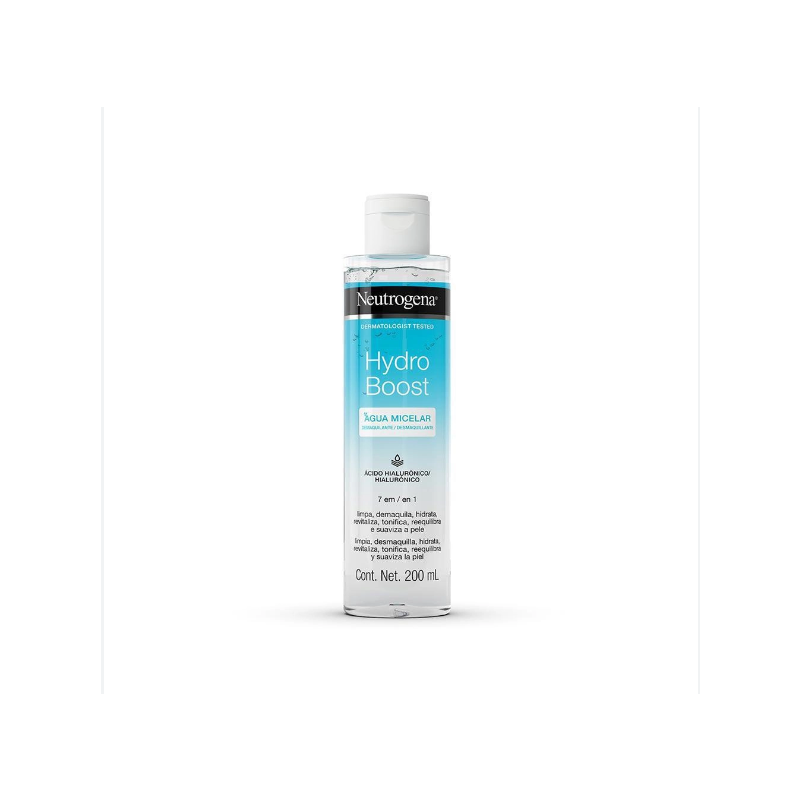 NEUTROGENA HYDRO BOOST AGUA MICELAR BIFASICA 200ML - VALIDADE 06/2026