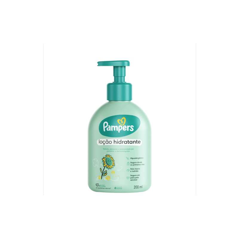 LOÇAO HIDRATANTE PAMPERS  CORPO GIRASSOL COM 200mML