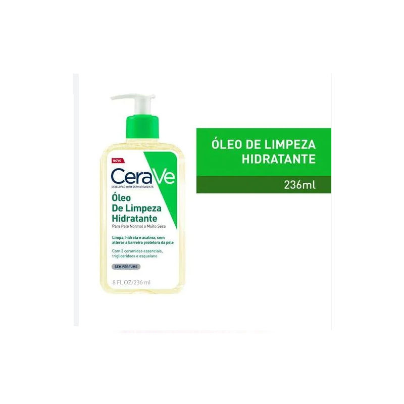 OLEO DE LIMPEZA HIDRATANTE CERAVE 236ML