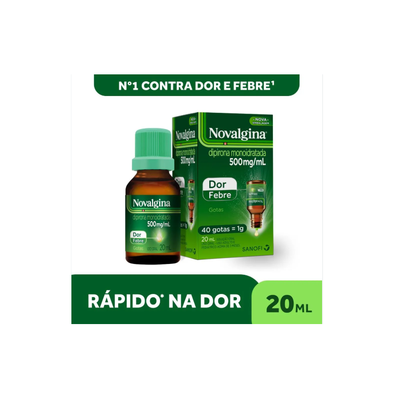 NOVALGINA GOTAS COM 20ML-SANOFI-