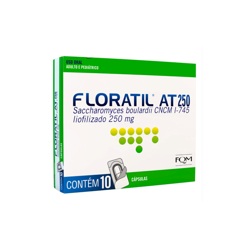 FLORATIL 250 COM 10 CÁPSULAS- FQ,M-