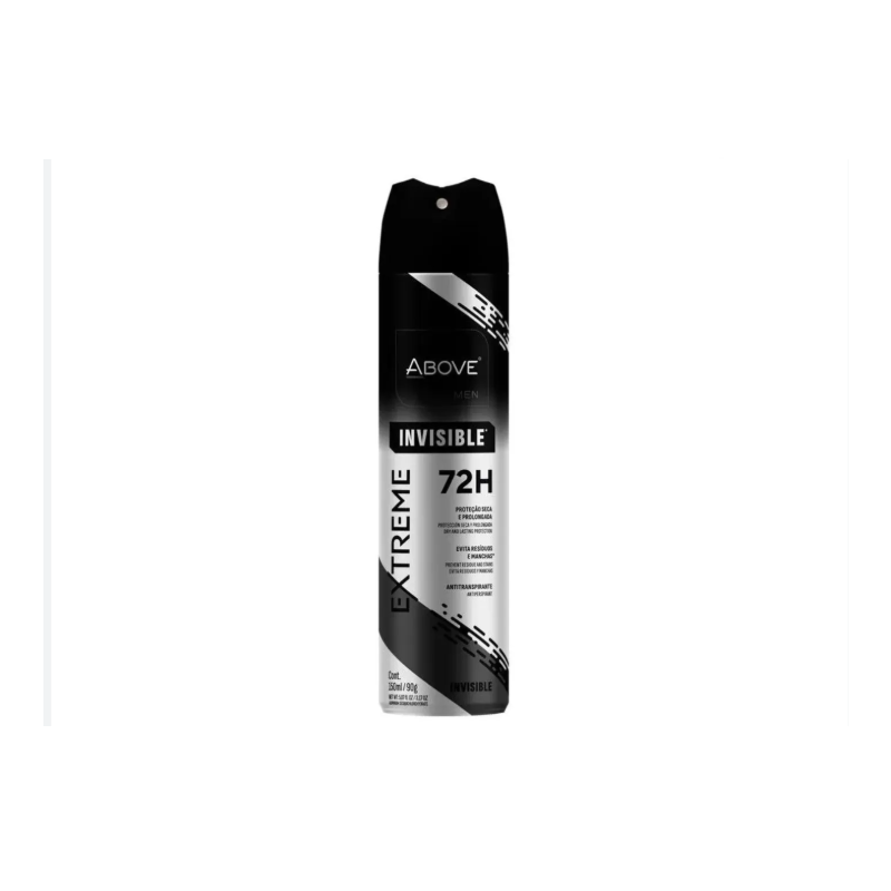 DESODORANTE AEROSOL ABOVE MEN  EXTREME INVISIB COM 150ML