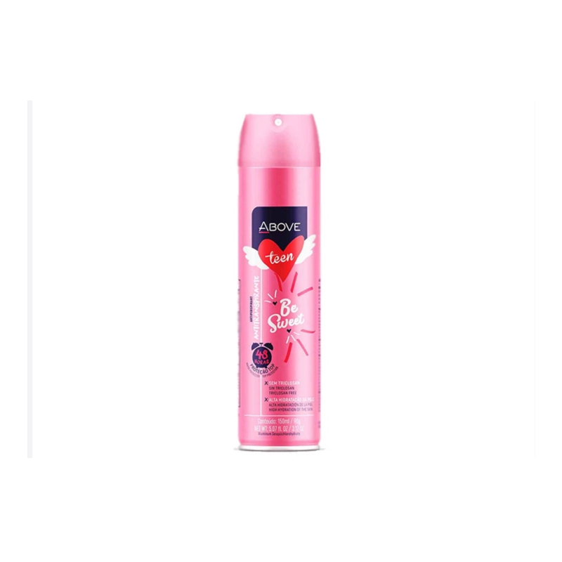 DESODORANTE AEROSOL ABOVE TEEN BE SWEET 150ML