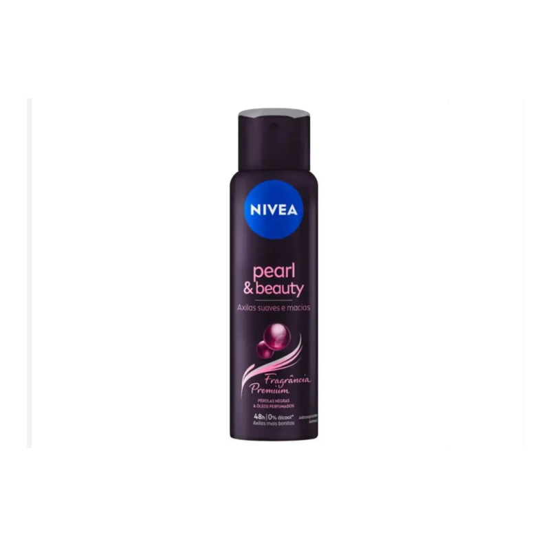 DESODORANTE AEROSOL NIVEA BLACK&PEARL COM 150ML