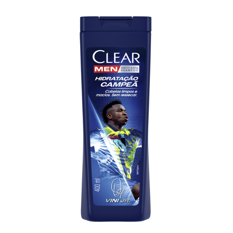 SHAMPOO CLEAR 400ML MEN HIDRATAÇAO CAMPEA