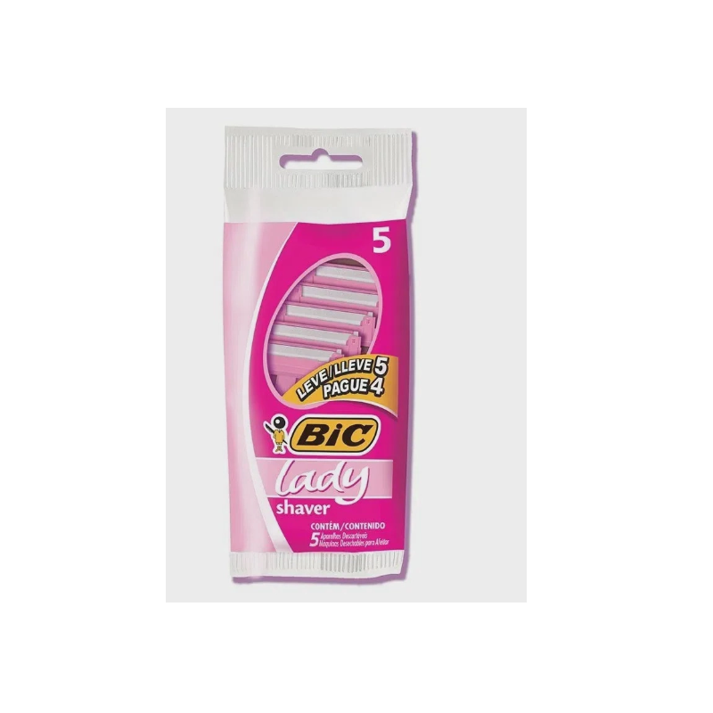 APARELHO DE BARBEAR BIC LADY LEVE 5 PAGUE 4