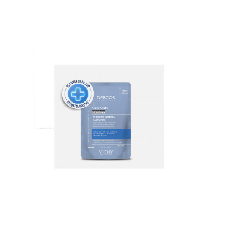 CREME DE LIMPEZA CALMANTE DERCOS SENSI-SCALP COM 200ML