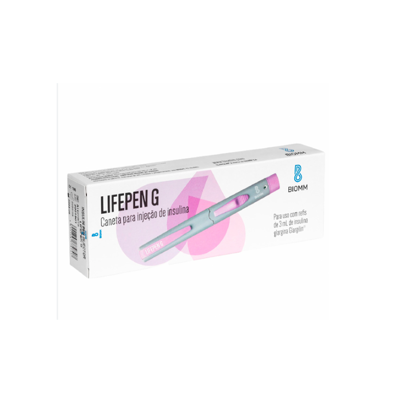 CANETA PARA INSULINA LIFEPEN G ROXA 