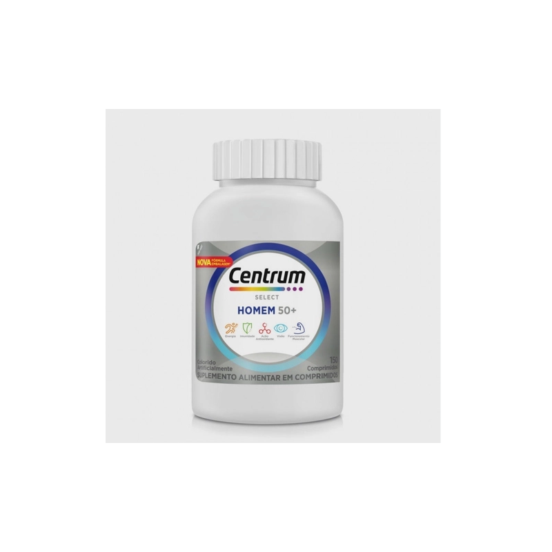 CENTRUM SELELECT HOMEM 50+ COM 150 COMPRIMIDOS