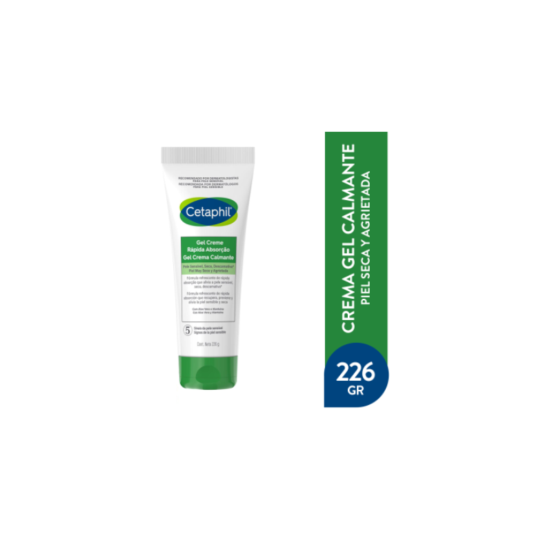 GEL CREME CETAPHIL RAPIDA ABSORCAO COM  226 GRAMAS -05-2026
