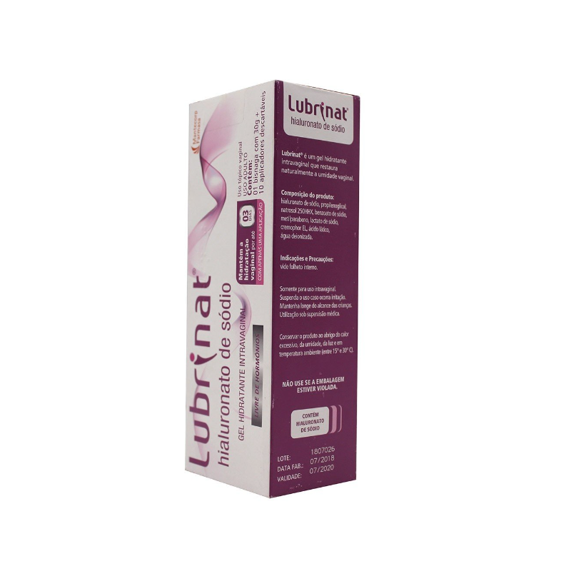 LUBRINAT GEL INTRAVAGINAL 30GRAMAS+10 APLICADORES