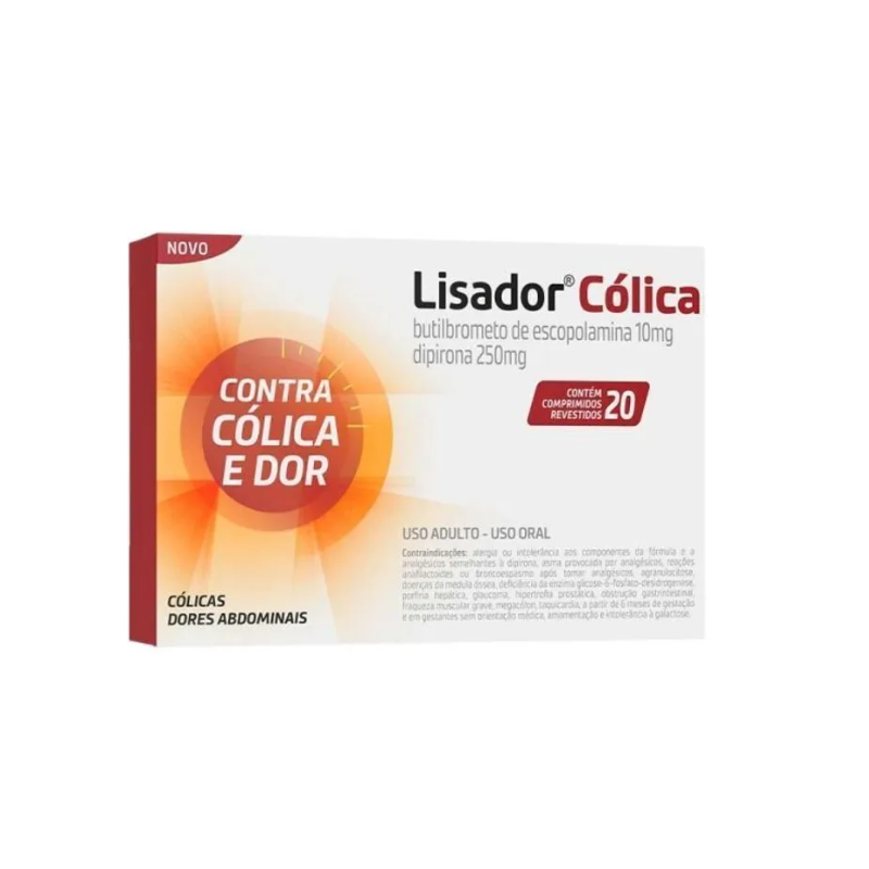 LISADOR COLICA COM 20 COMPRIMIDOS- HYPERA -