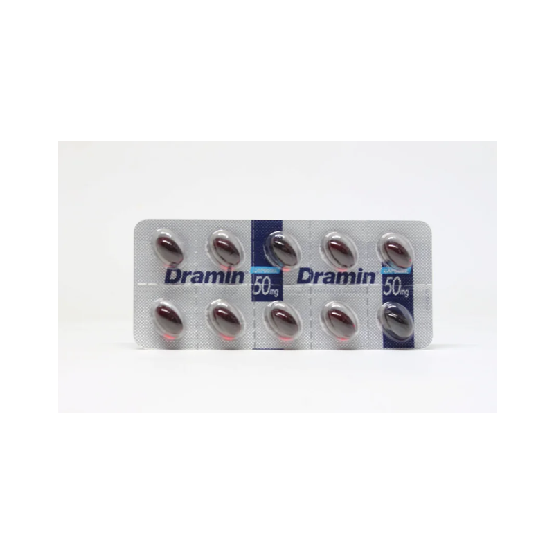 DRAMIN CAPSGEL 50MG COM 10 CAPSULAS MOLES