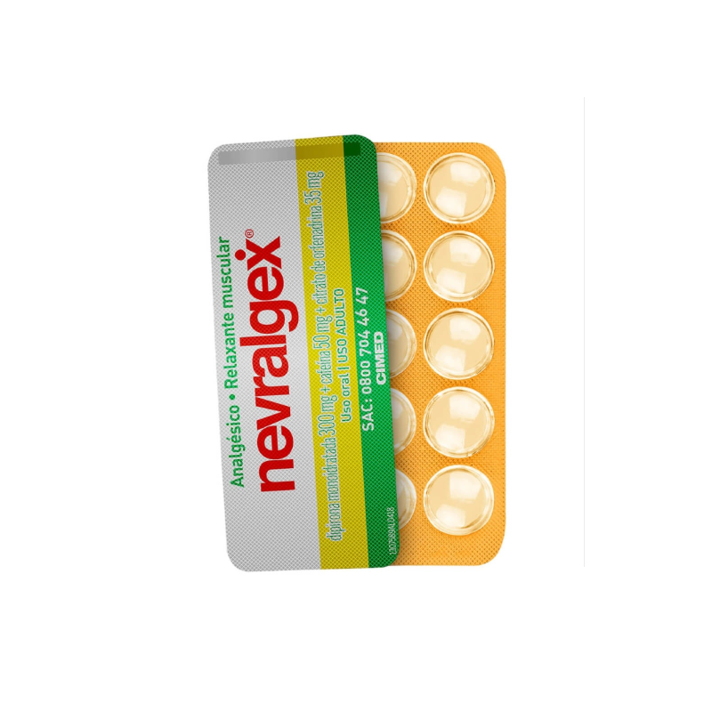 NEVRALGEX COM 10 COMPRIMIDOS
