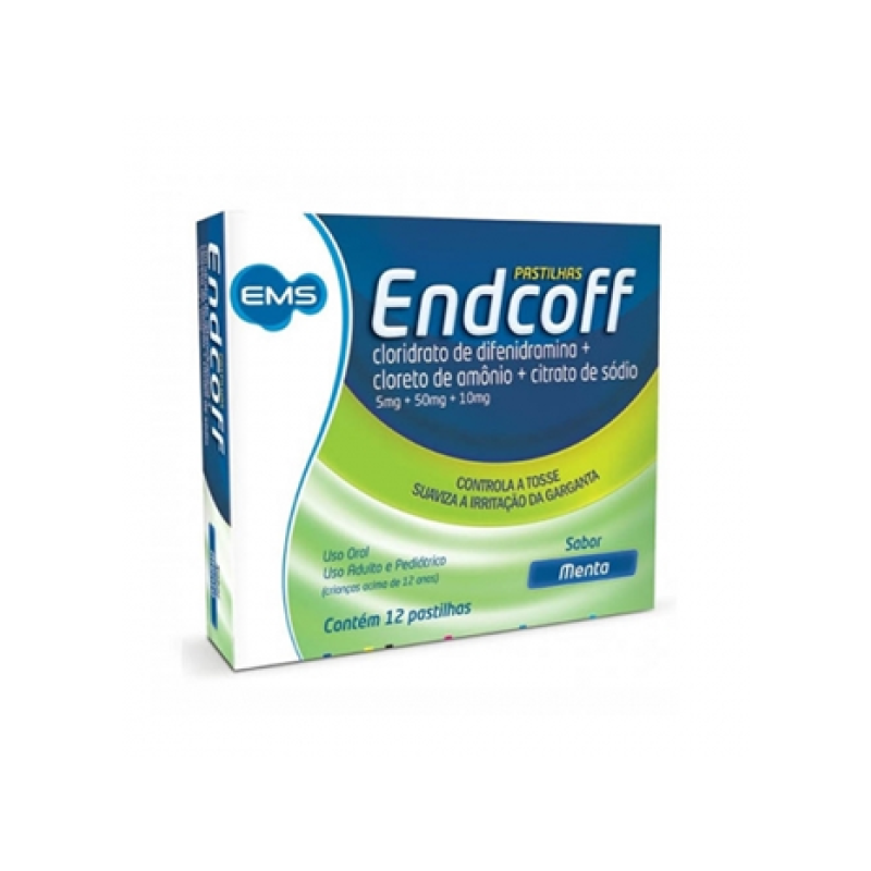 ENDCOFF MENTA COM 12 PASTILHAS
