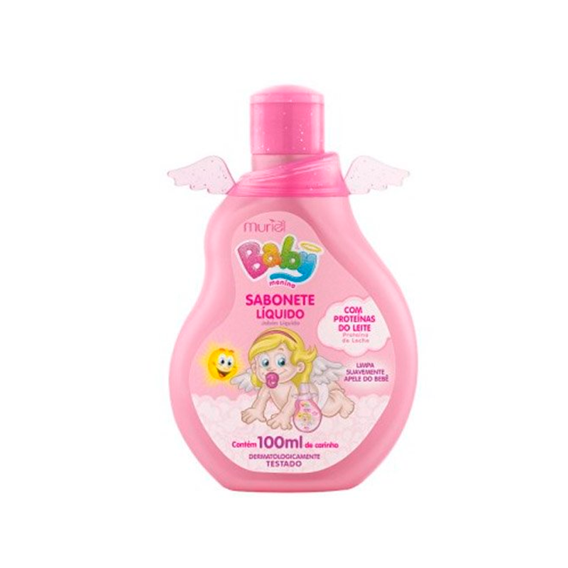 SABONETE LIQUIDO MURIEL BABY ROSA 100ML
