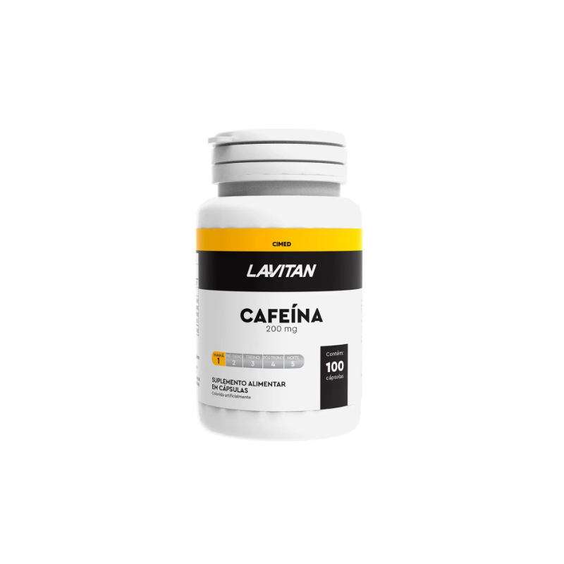 LAVITAN CAFEINA 200MG COM 100 COMPRIMIDOS