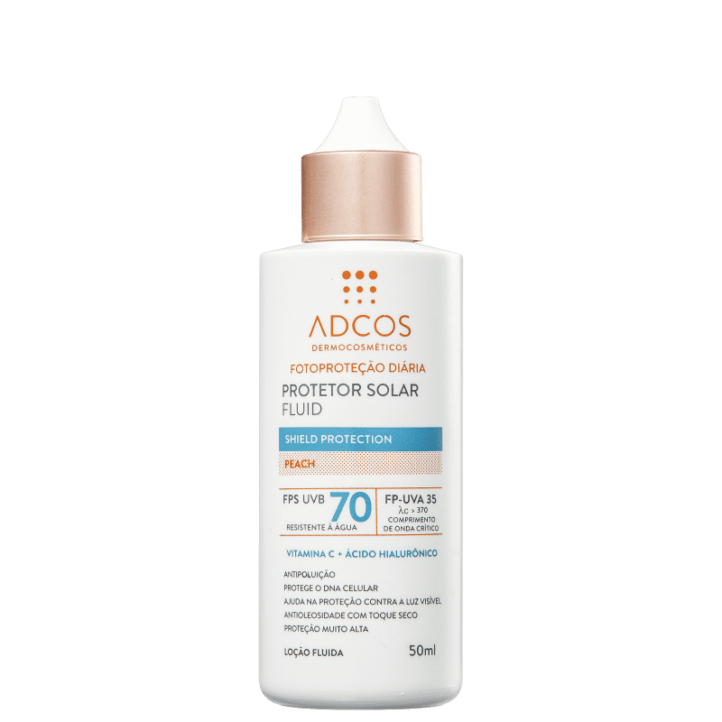 ADCOS PROTETOR SOLAR FLUID COR CLARA FPS70 50ML