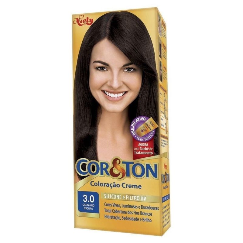 TINTURA COR&TON CASTANHO ESCURO 3.0