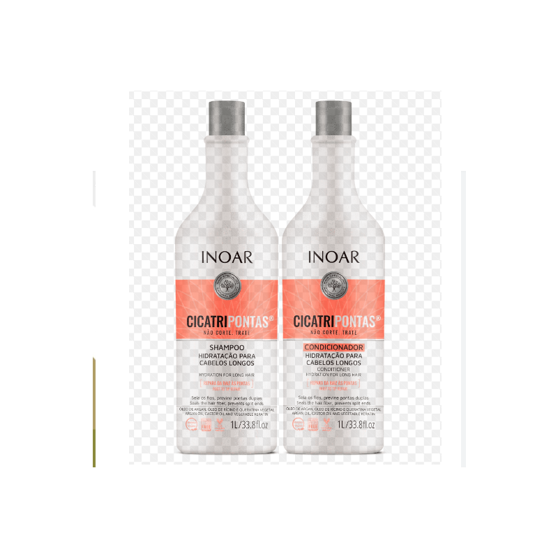 KIT SHAMPOO E CONDICIONADOR CICATRIPONTAS DE 1L CADA