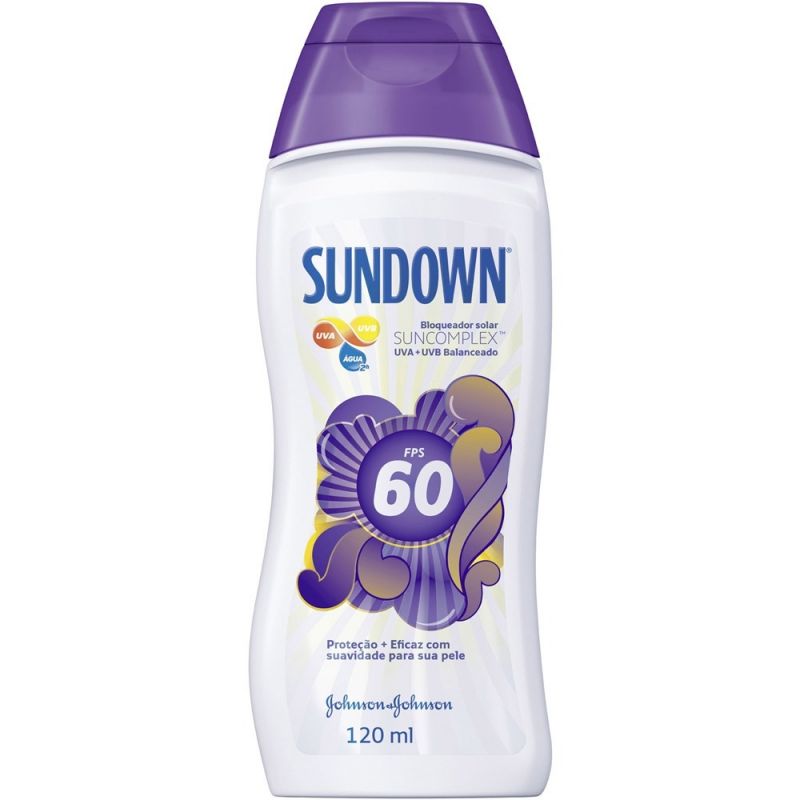 SUNDOWN PRAIA E PISCINA FPS60 COM 120ML 