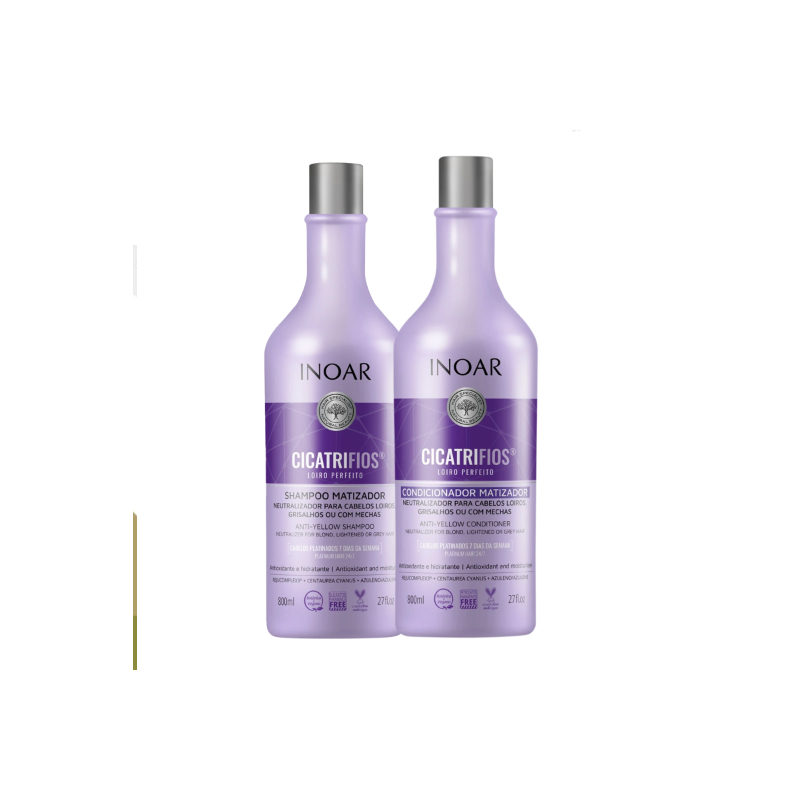 KIT INOAR SHAMPOO E CONDICIONADOR LOIRO PERFEITO DE 1L CADA