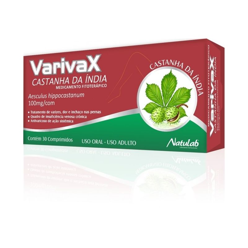 VARIVAX 100MG COM 30 COMPRIMIDOS-NATULAB-